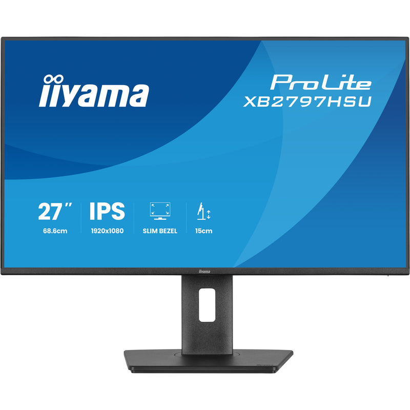 Load image into Gallery viewer, Iiyama prolite xb2797hsu-b1 27 monitor (zwart, 120 hz, hdmi, displayport, usb-c, audio)