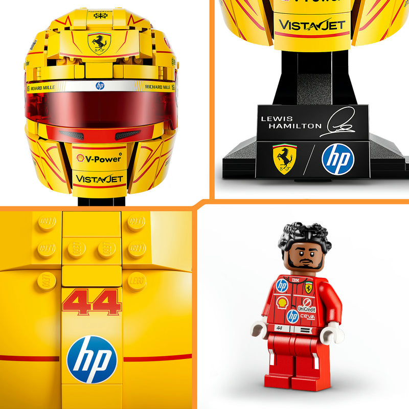 Afbeelding laden in galerijviewer, Lego editions scuderia ferrari hp helm van lewis hamilton - 43022