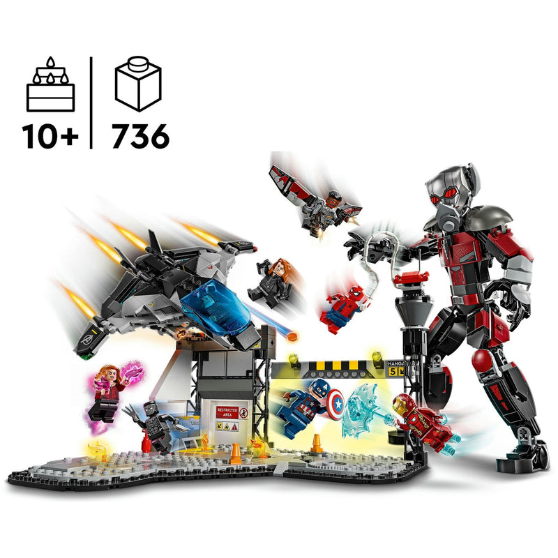 Load image into Gallery viewer, Lego super heroes 76314 captain america civil war actiescene