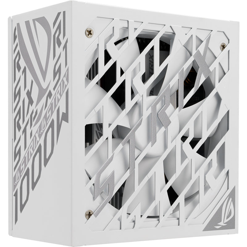 Load image into Gallery viewer, Asus rog strix platinum white edition modulaire 1000 watt voeding (wit, 1x 12v-2x6, 4x pcie)