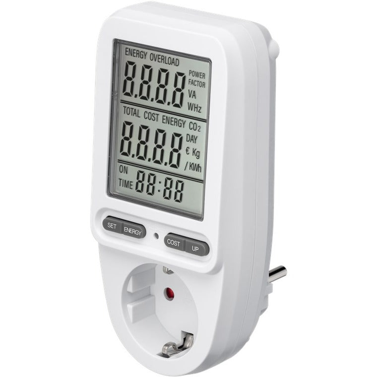 Load image into Gallery viewer, Goobay digitale energiekostenmeter pro meetapparaat (wit)