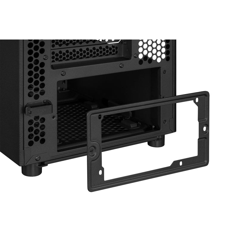 Load image into Gallery viewer, Asus proart pa401 wood edition - metal panel midi tower behuizing (zwart | 2x usb-a | 1x usb-c)