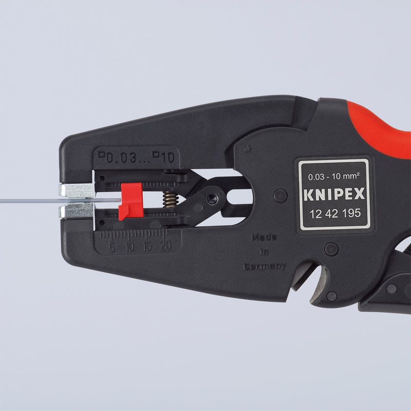 Load image into Gallery viewer, Knipex multistrip 10 automatische afstriptang 1242195 (zwart rood)
