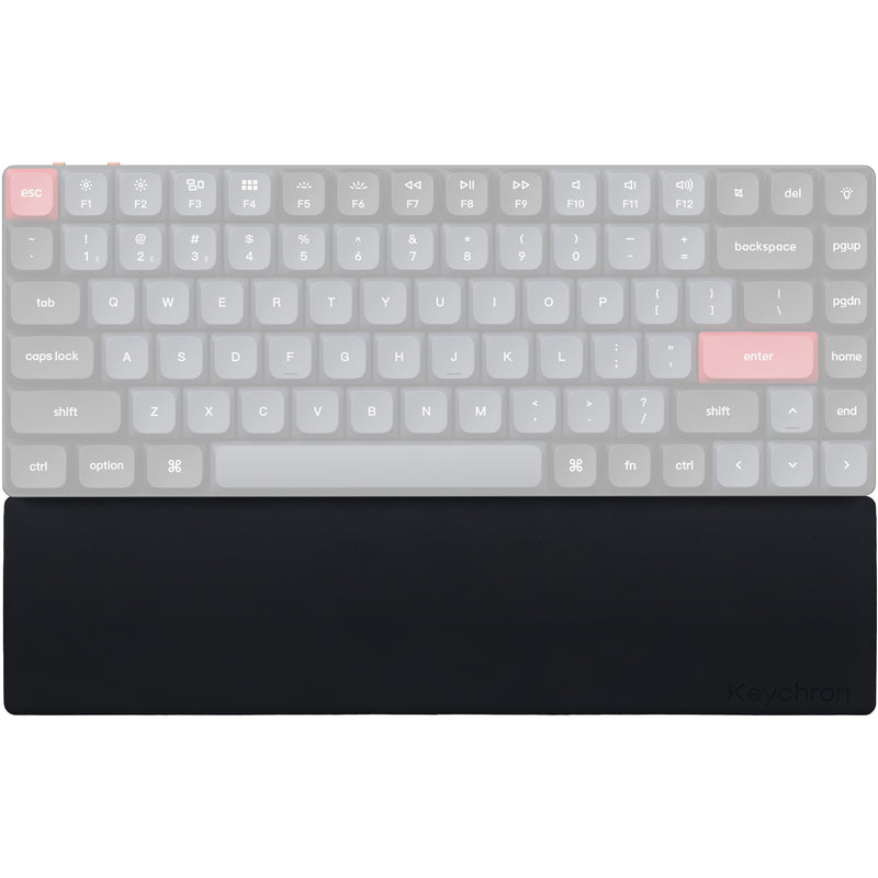 Load image into Gallery viewer, Keychron silicone palm rest voor k3 k3 pro k3 max k7 k7 pro polssteun (zwart, low profile)