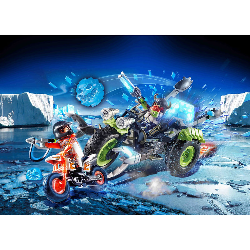 Afbeelding laden in galerijviewer, Playmobil top agents - arctic rebels sneeuwtrike constructiespeelgoed (70232)
