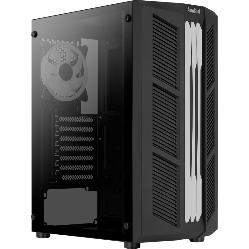 Load image into Gallery viewer, Aerocool prime v2 midi tower behuizing (zwart | 2x usb-a | rgb | window)