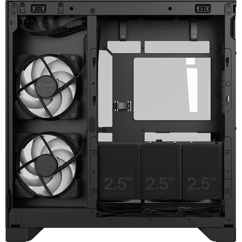Afbeelding laden in galerijviewer, Fractal design pop 2 vision rgb midi tower behuizing (zwart | 1x usb-a | 1x usb-c | rgb | tempered glass)