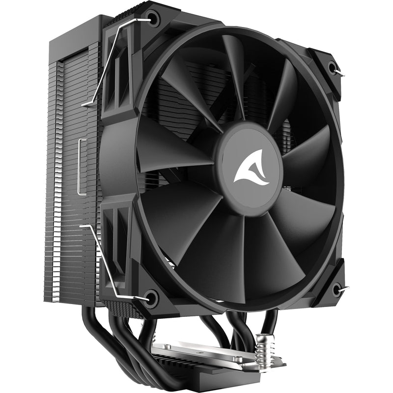 Load image into Gallery viewer, Sharkoon a50 cpu-koeler (zwart, 4-pins pwm fan-connector)