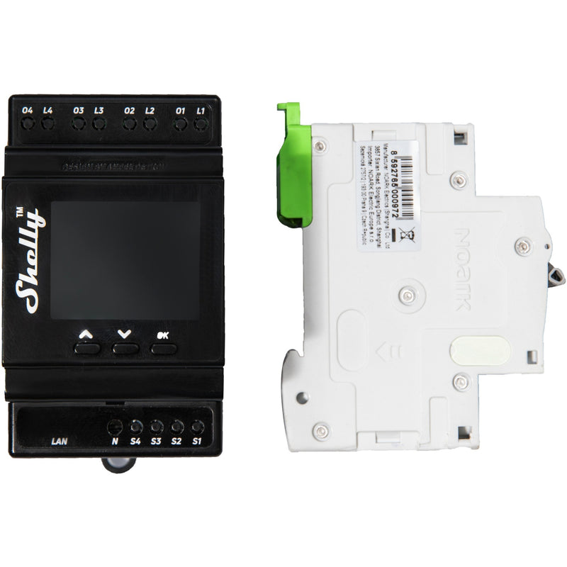 Load image into Gallery viewer, Shelly pro 4pm relais (4-kanaals, wifi, lan, bluetooth)