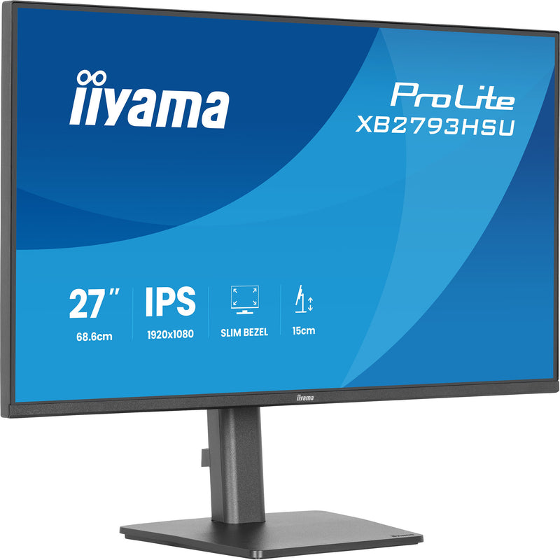 Load image into Gallery viewer, Iiyama prolite xb2793hsu-b1 27 monitor (zwart (mat), 120hz, hdmi, displayport, usb, audio)