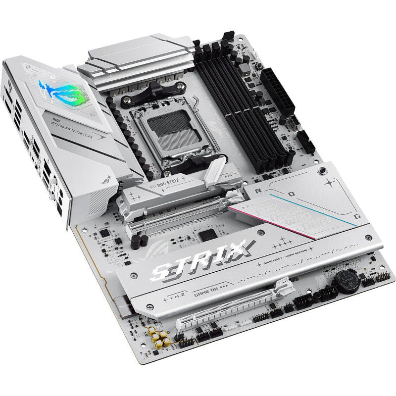 Load image into Gallery viewer, Asus rog strix b850-a gaming wifi socket am5 moederbord (wit, 2.5gb-lan, wi-fi 7, bt, sound, atx)