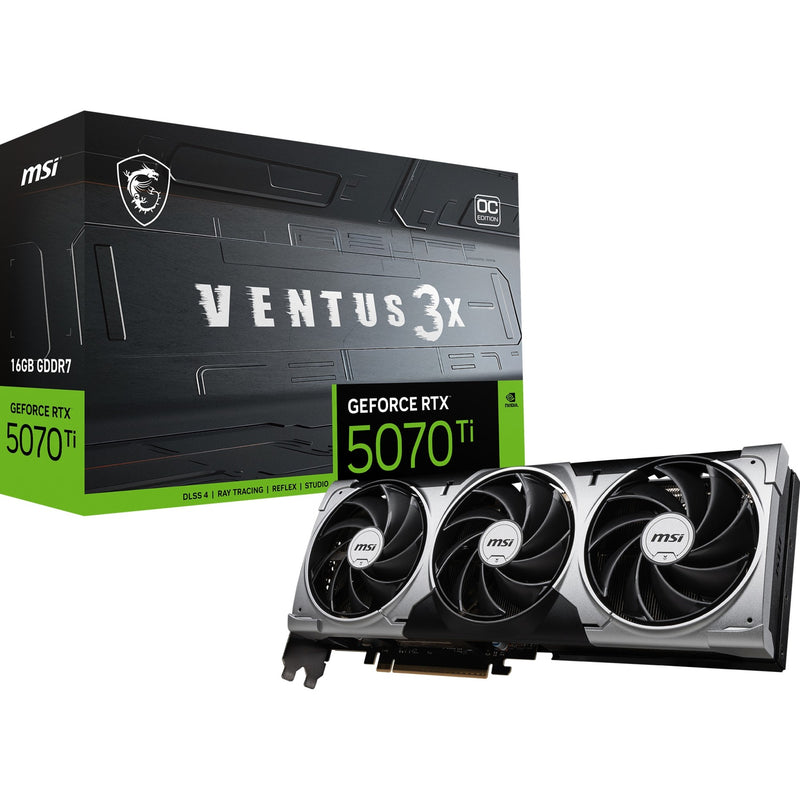 Load image into Gallery viewer, Msi geforce rtx 5070 ti 16g ventus 3x oc grafische kaart (3x displayport, 1x hdmi)