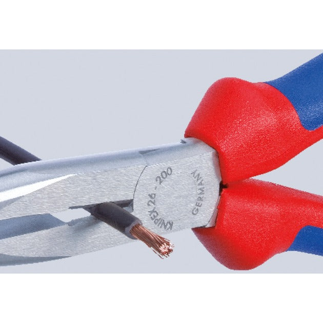 Load image into Gallery viewer, Knipex radiotang 2612200 grijptang (rood blauw)