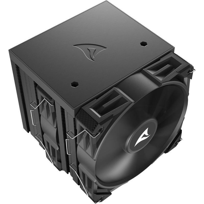 Load image into Gallery viewer, Sharkoon a60 cpu-koeler (zwart, 4-pins pwm fan-connector)