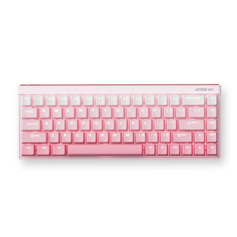 Afbeelding laden in galerijviewer, Mchose ace 68 air hall effect magnetic switch gaming keyboard (wit, us lay-out (qwerty), kailh magnetic god, 65%, rgb, hot swap, pbt keycaps, usb-c, hall effect sensor)