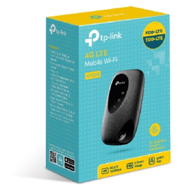 Load image into Gallery viewer, Tp-link 4g lte mobiele wifi m7200 wlan lte router (zwart, sim | mifi | met accu)
