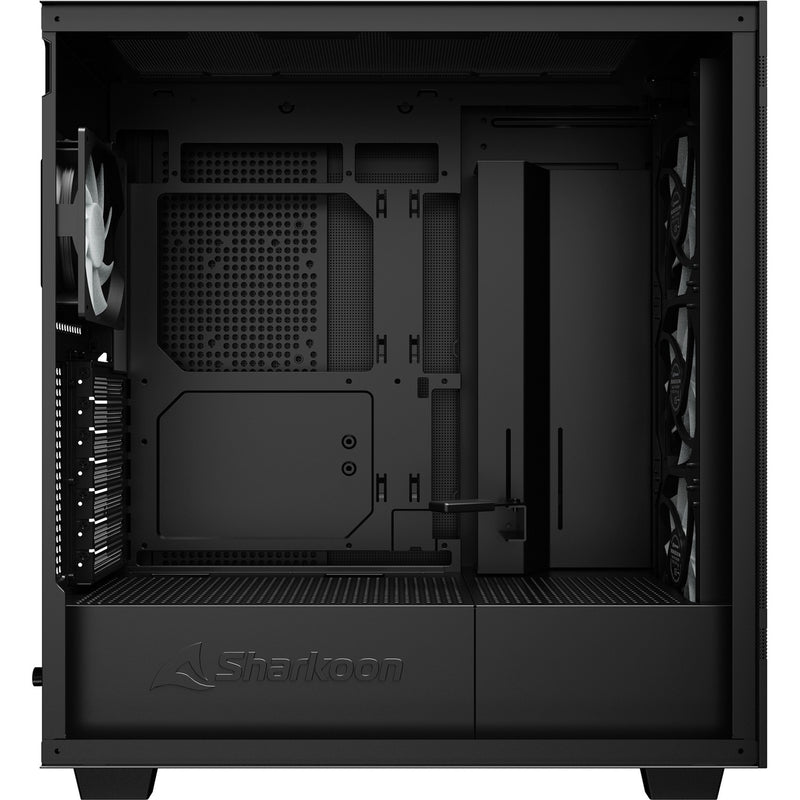 Load image into Gallery viewer, Sharkoon rebel c50 black rgb midi tower behuizing (zwart | 2x usb-a | 1x usb-c | rgb | tempered glass)