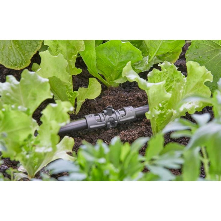 Load image into Gallery viewer, Gardena micro-drip-system t-stuk voor sproeiers verbinding (donkergrijs)