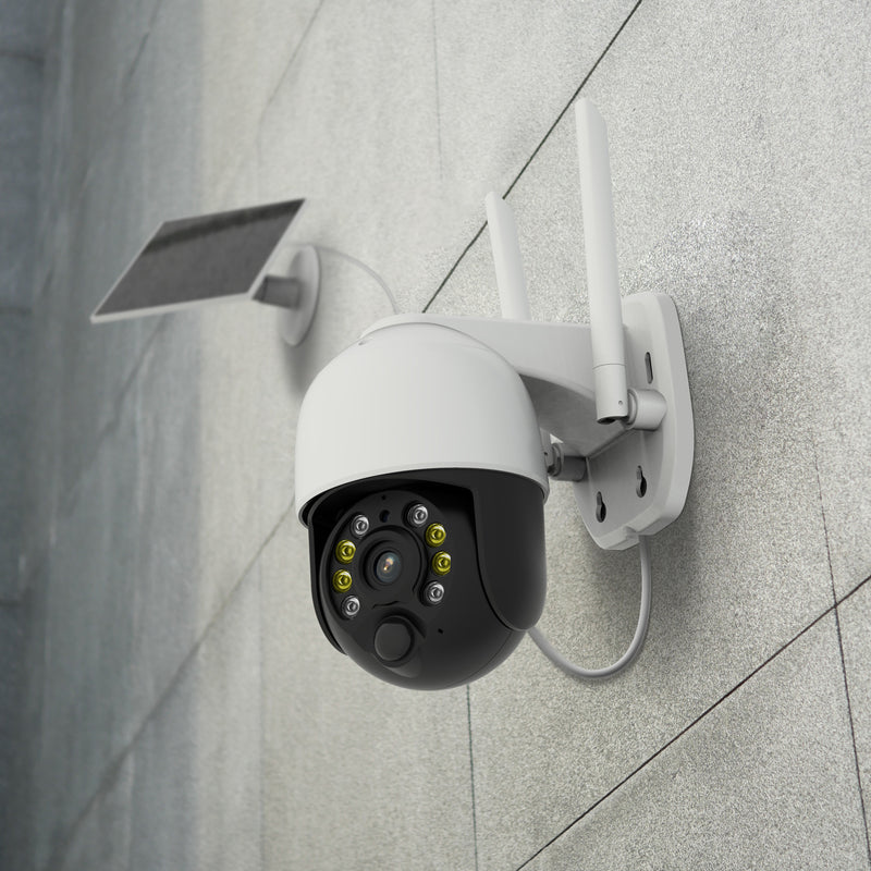 Afbeelding laden in galerijviewer, Foscam b4, 100% draadloze 2k 4mp pan tilt batterijcamera (wit)