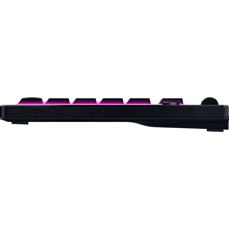 Load image into Gallery viewer, Razer blackwidow v4 low-profile rgb mechanisch gaming toetsenbord (zwart, us lay-out (qwerty), low-profile yellow, 80% (tkl))