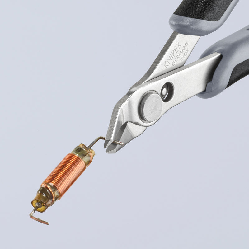Load image into Gallery viewer, Knipex electronic super knips esd 78 13 125 esd elektronica-tang (grijs)