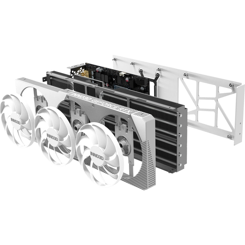 Load image into Gallery viewer, Inno3d geforce rtx 5070 ti x3 oc white grafische kaart (wit, dlss 4, 3x displayport, 1x hdmi 2.1)