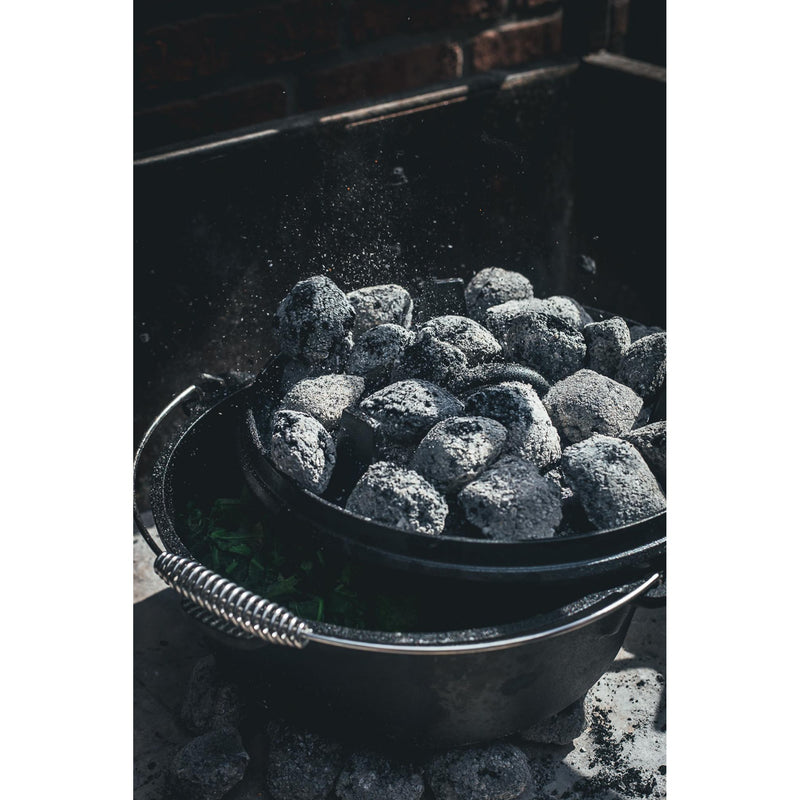 Afbeelding laden in galerijviewer, The windmill dutch oven 4,5 qt kookpan (zwart, ø 25.5 cm | 3.8 liter)