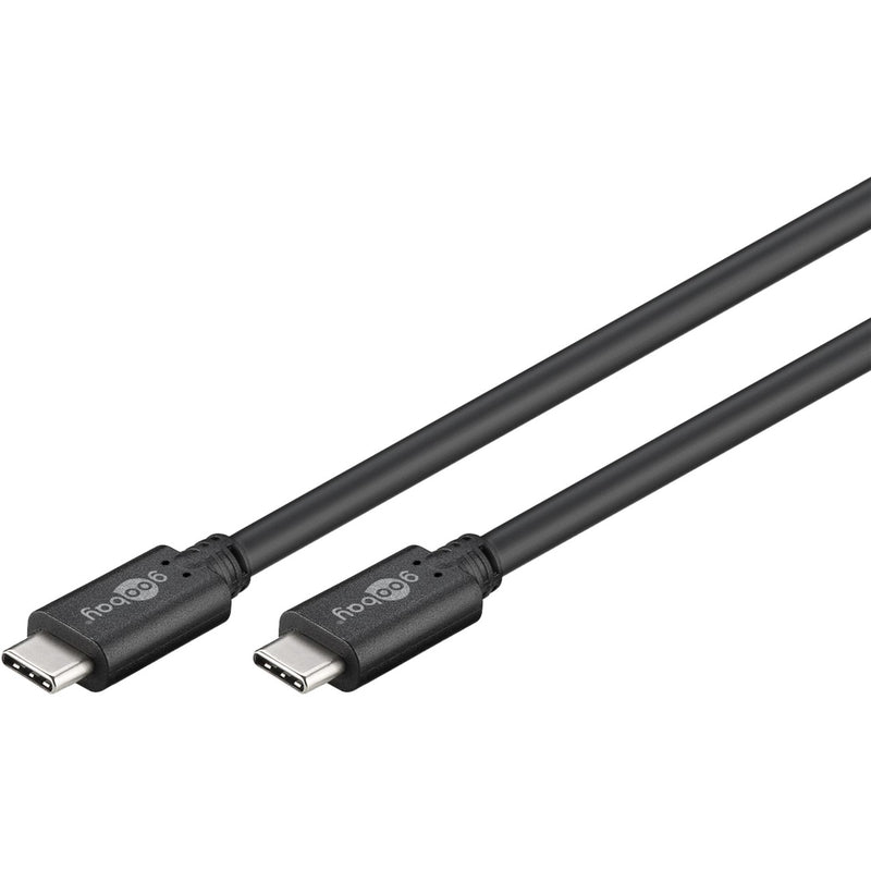 Load image into Gallery viewer, Goobay sync charge super speed usb-c kabel (zwart, 1,5 meter)