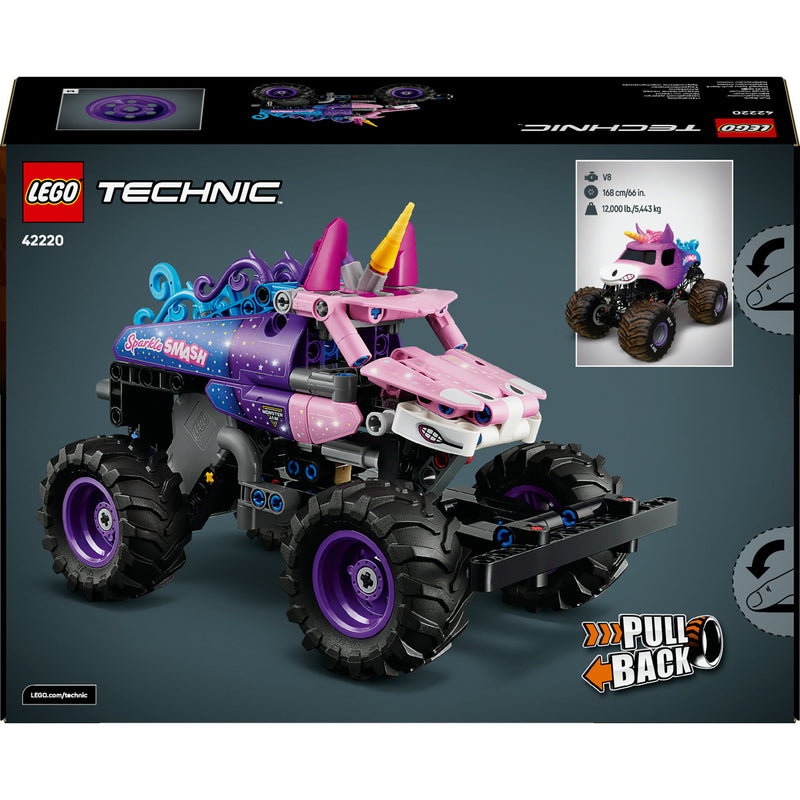 Load image into Gallery viewer, Lego technic 42220 monster jam sparkle smash pull-back