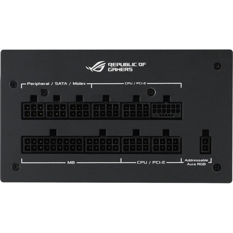 Load image into Gallery viewer, Asus rog strix gold aura edition modulaire 1200 watt voeding (zwart, 1x 12vhpwr, 4x pcie)