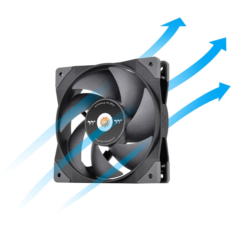 Load image into Gallery viewer, Thermaltake swafan gt12 pc cooling fan tt premium edition case fan (120 x 120 x 25 mm, pwm)