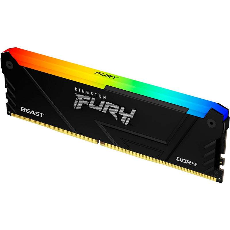 Load image into Gallery viewer, Kingston fury 64 gb ddr4-3200 kit werkgeheugen (zwart, beast rgb, xmp 2.0)