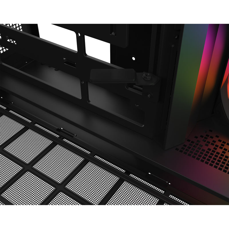 Load image into Gallery viewer, Thermaltake view 380 xl ws argb midi tower behuizing (zwart houtkleur | 2x usb-a | 1x usb-c | rgb | tempered glass)