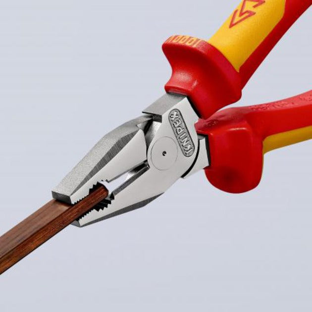 Load image into Gallery viewer, Knipex kracht-kombitang 02 06 180 vde combinatietang (rood geel, lengte 180mm)