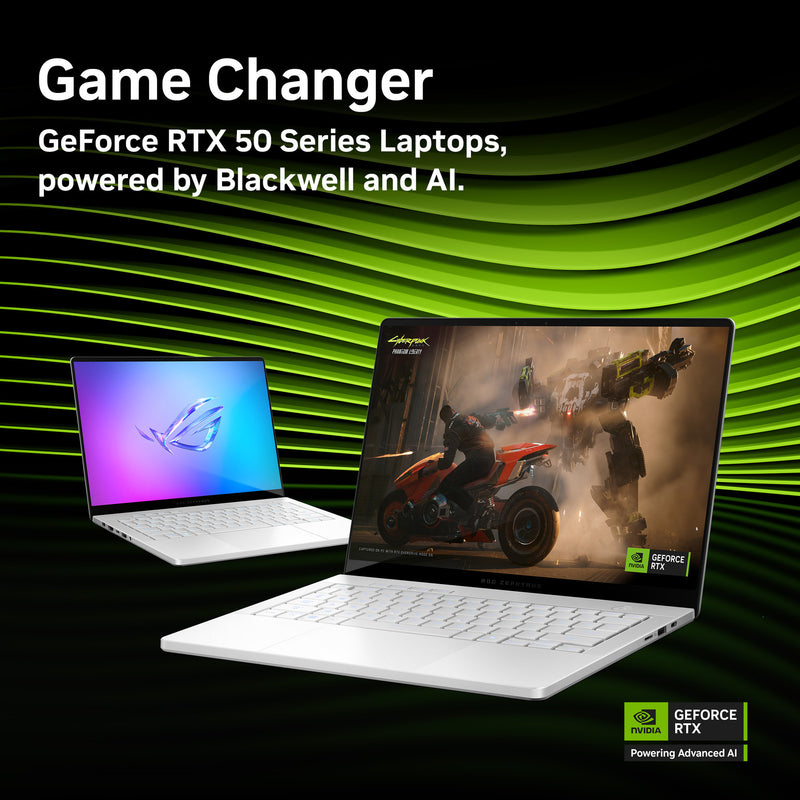 Load image into Gallery viewer, Asus rog zephyrus g14 ga403up-qs001w 14 copilot+ gaming laptop (wit | ryzen 9 270 | rtx 5070 | 32 gb | 1 tb ssd | oled)