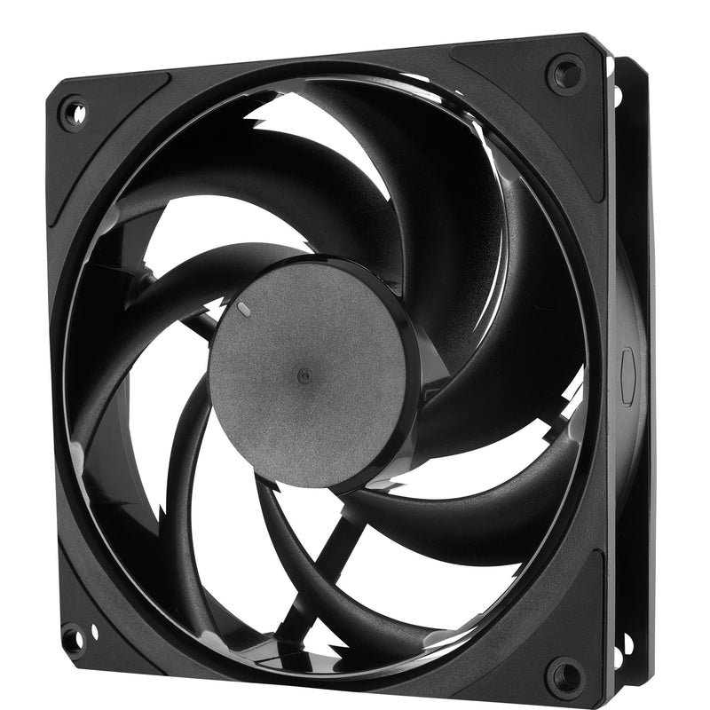 Load image into Gallery viewer, Cooler master mobius 120 black edition case fan (zwart, 120 x 120 x 25 mm, pwm)