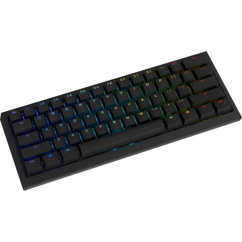 Load image into Gallery viewer, Ducky one x mini wireless rgb mechanisch toetsenbord (zwart, us lay-out (qwerty), inductive, 60%, hot-swappable, pbt, 2.4 ghz | bluetooth | usb-c)
