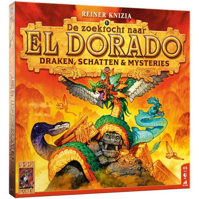 Load image into Gallery viewer, 999games 999 games de zoektocht naar el dorado: draken, schatten mysteries bordspel (nederlands, uitbreiding, 2 - 4 spelers, 60 minuten, vanaf 10 jaar)