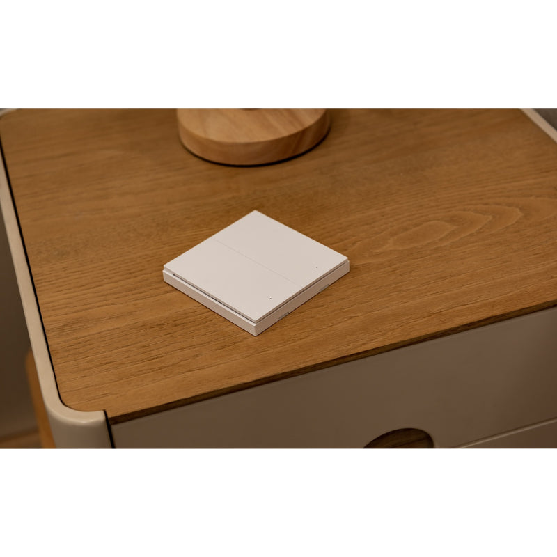 Load image into Gallery viewer, Aqara wireless remote switch h1 (double) knop (wit)