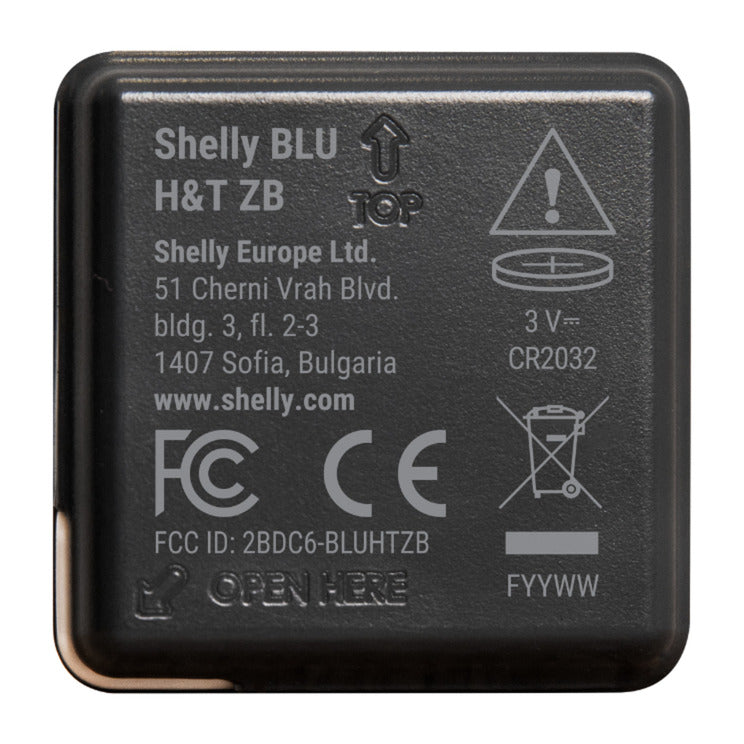 Load image into Gallery viewer, Shelly blu h t zb sensor (zwart, bluetooth 5, zigbee)