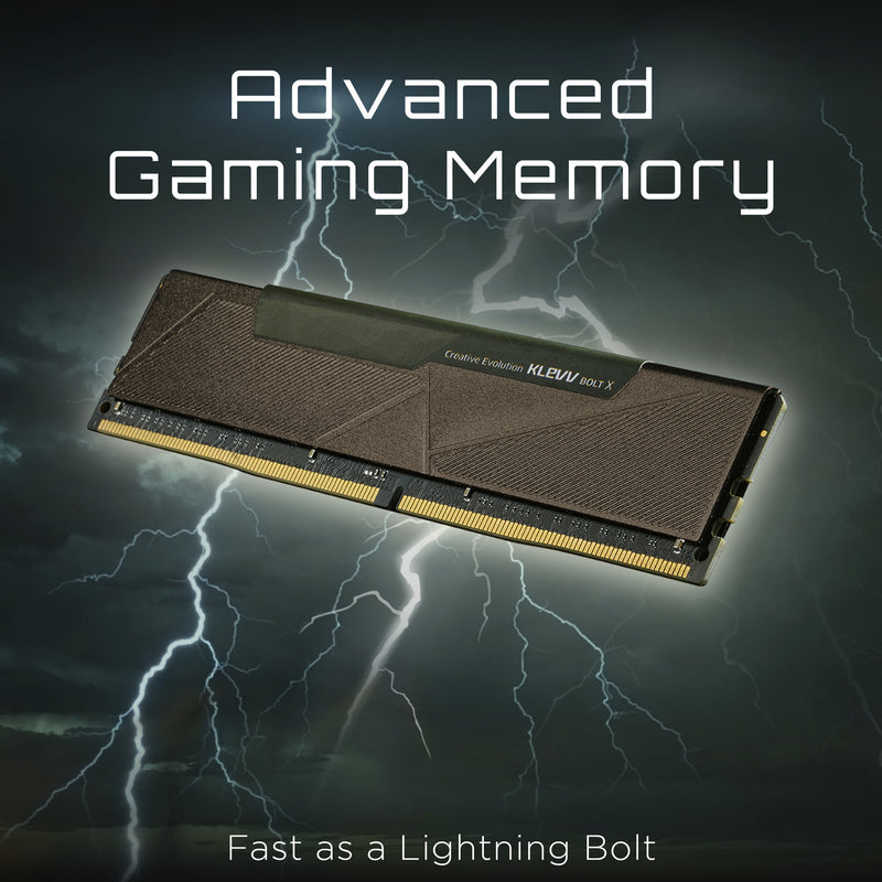 Afbeelding laden in galerijviewer, Klevv bolt x 16 gb ddr4-3200 (2x 8 gb) werkgeheugen (zwart, kd48gu880-32a160u, xmp 2.0)