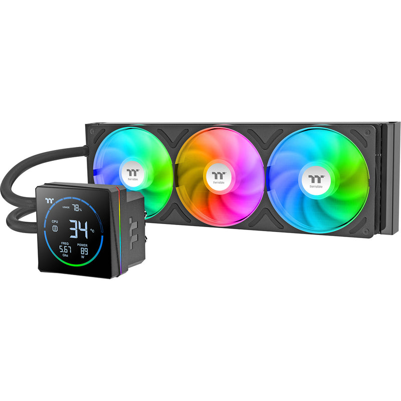 Load image into Gallery viewer, Thermaltake th360-s v3 argb sync aio liquid cooler waterkoeling (zwart)