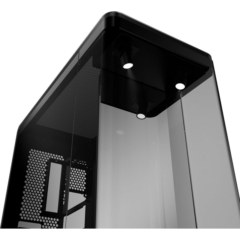Load image into Gallery viewer, Cooler master masterframe 360 panorama showcase behuizing (zwart | 2x usb-a | 1x usb-c | rgb | tempered glass)