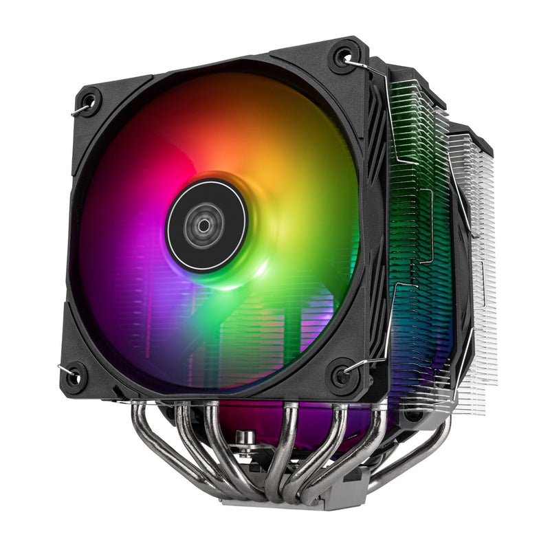 Load image into Gallery viewer, Silverstone sst-hyd140-argb cpu-koeler (4-pins pwm fan-connector, 4-1 pin argb (5v led))