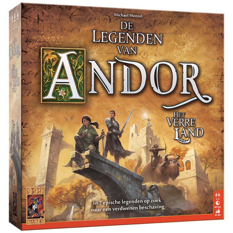 Load image into Gallery viewer, 999games 999 games de legenden van andor: het verre land bordspel (nederlands, 2 - 4 spelers, 60 - 90 minuten, vanaf 10 jaar)