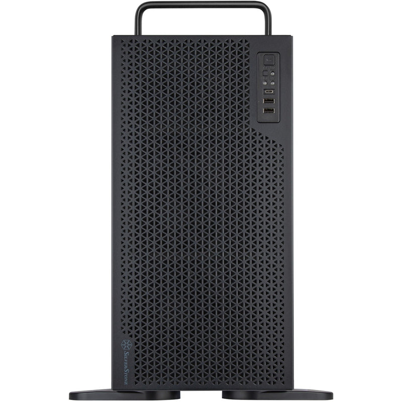 Load image into Gallery viewer, Silverstone rm52 server behuizing (zwart | 2x usb-a | 1x usb-c)