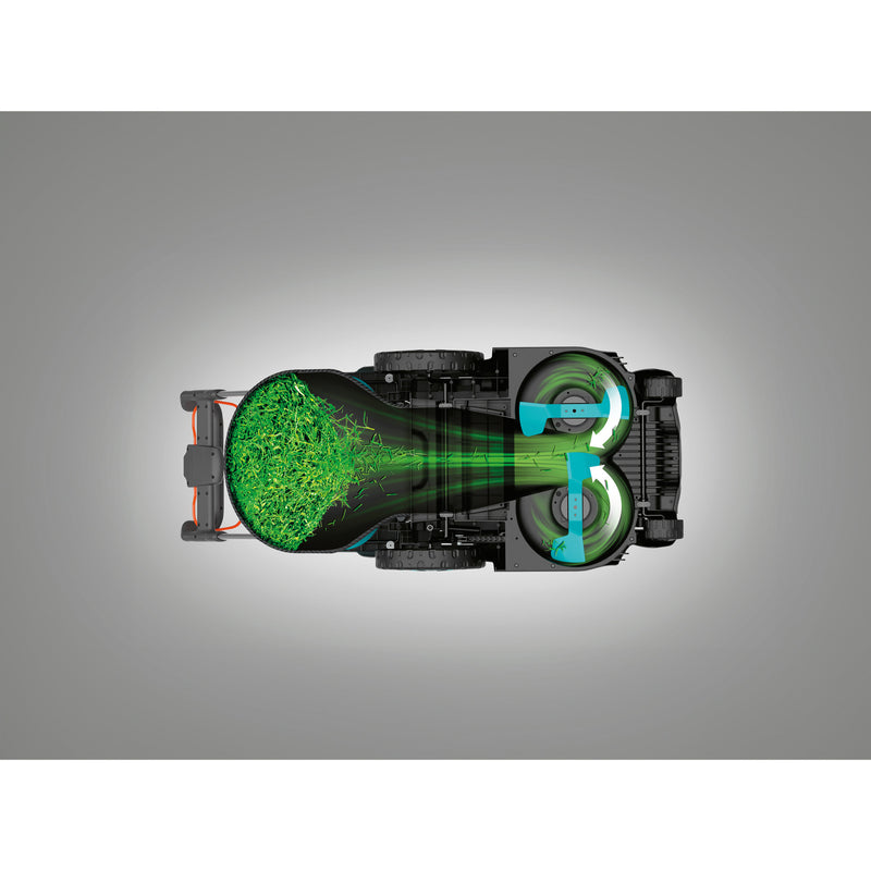 Load image into Gallery viewer, Gardena grasmaaier powermax duo 46 36v (zwart grijs, 2x accu en lader inbegrepen)