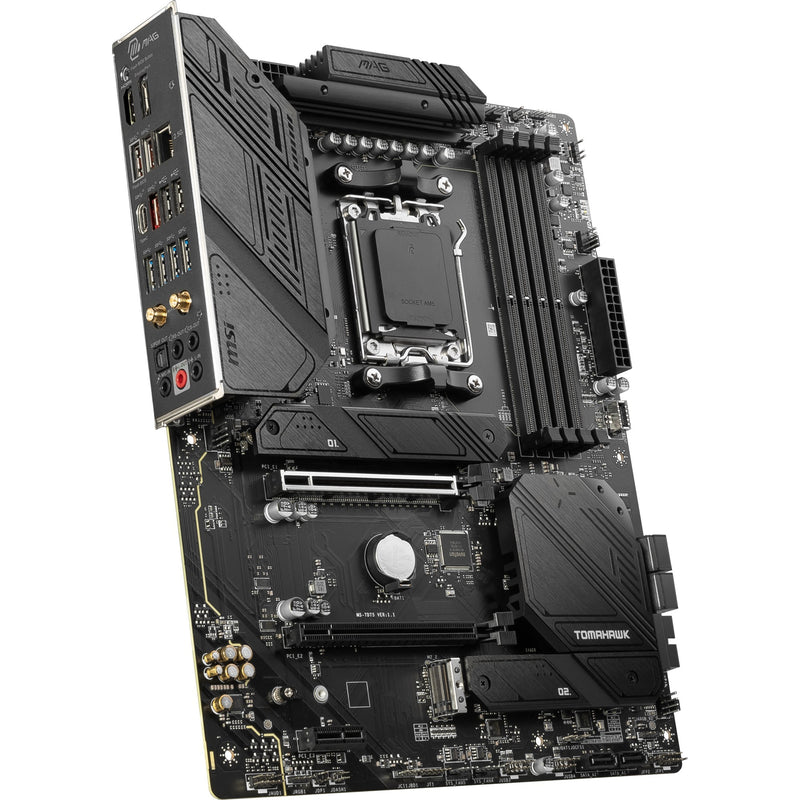 Load image into Gallery viewer, Msi mag b650 tomahawk wifi socket am5 moederbord (zwart, raid, 2.5 gb-lan, wi-fi 6e, bt, sound, atx)
