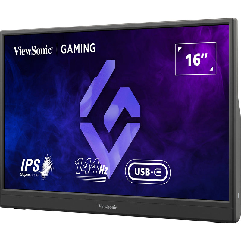 Load image into Gallery viewer, Viewsonic vx1654 draagbare gaming monitor 16 (zwart, 1x micro-hdmi, usb-c, sound, 144 hz)