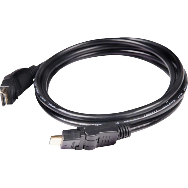 Load image into Gallery viewer, Club 3d hdmi 2.0 360° draaibare kabel (zwart, 2 meter, 4k)